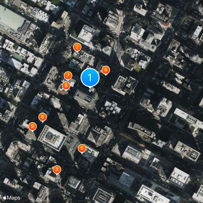 Broadway Theatre Map