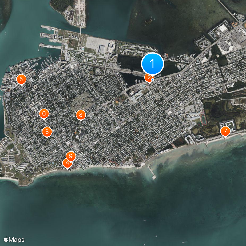 Key West Map