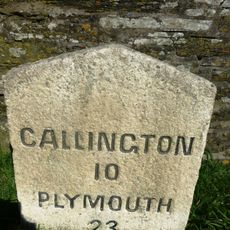 Milestone 200 Metres To East Of Plusha