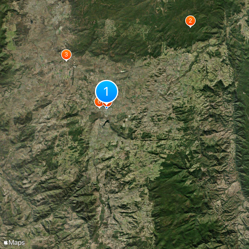 Tenterfield Map