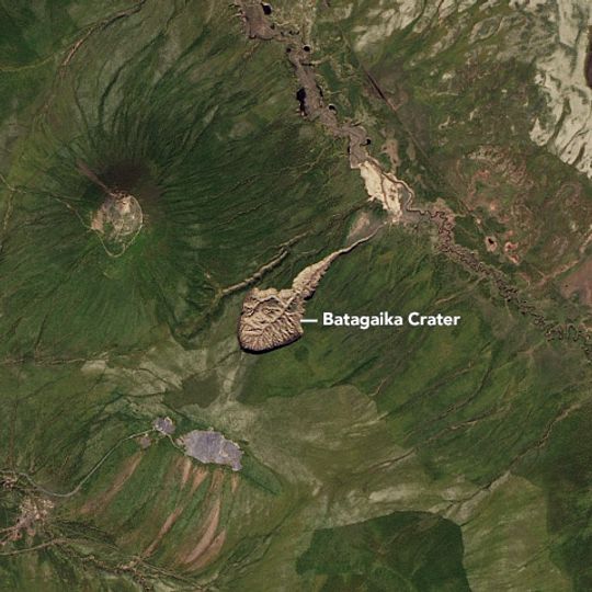 Batagaika crater