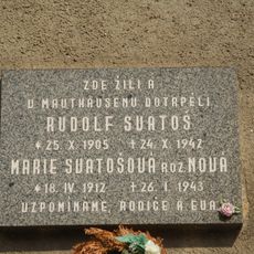 Pamětní deska Rudolfa a Marie Svatošových