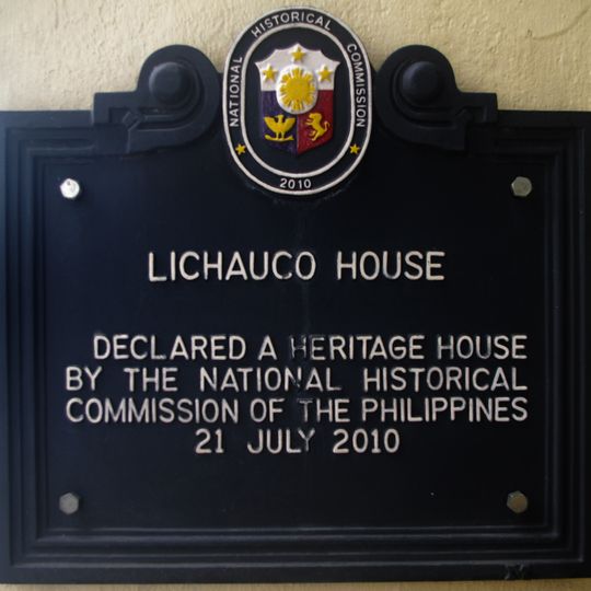 Lichauco House historical marker