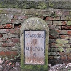 Milestone Approximately 40 Metres West Of The Gates To Scampston Hall
