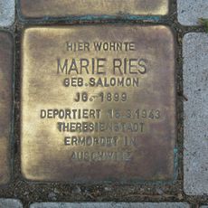 Stolperstein em memória de Marie Ries