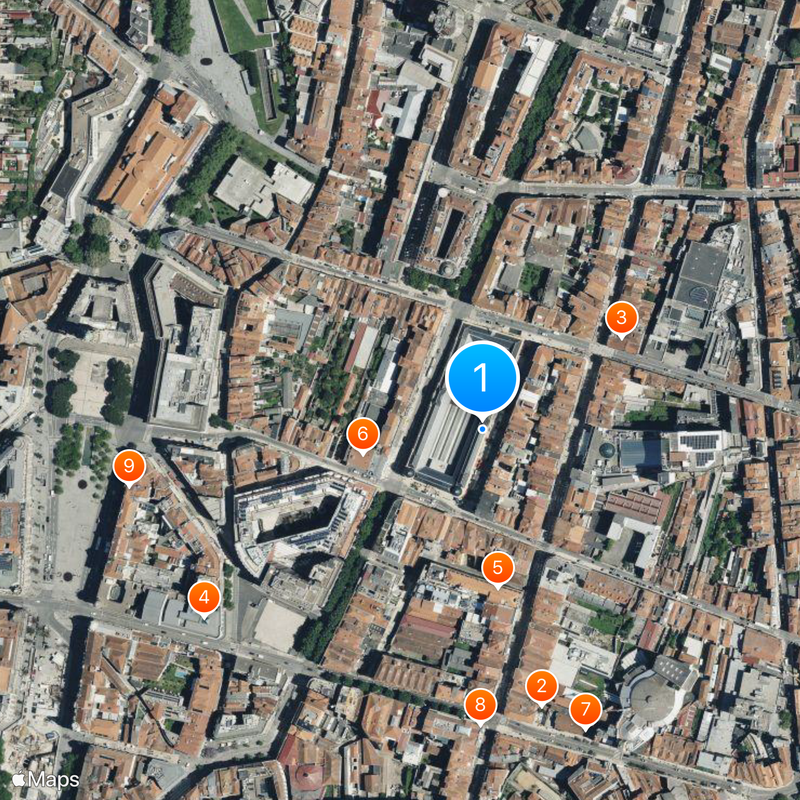 Bolhão Market Karte