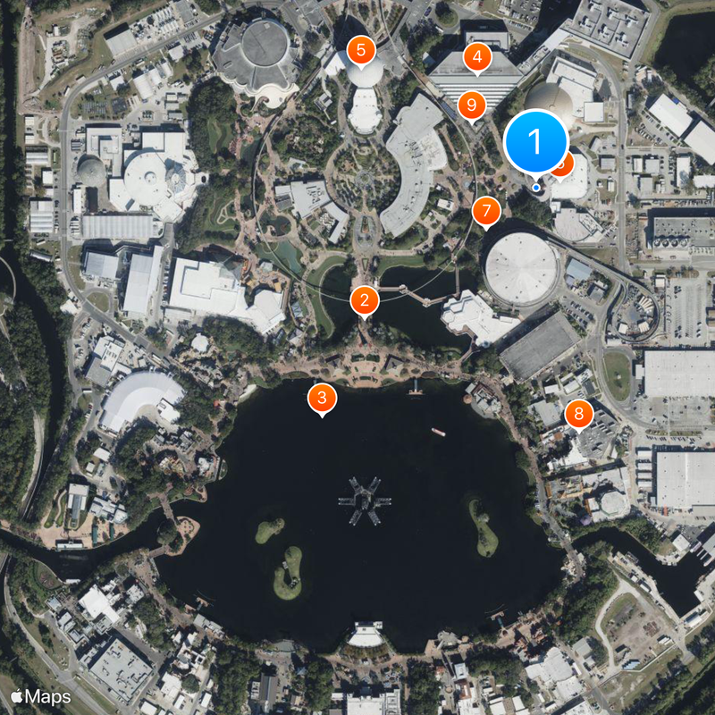 Space 220 Restaurant Map
