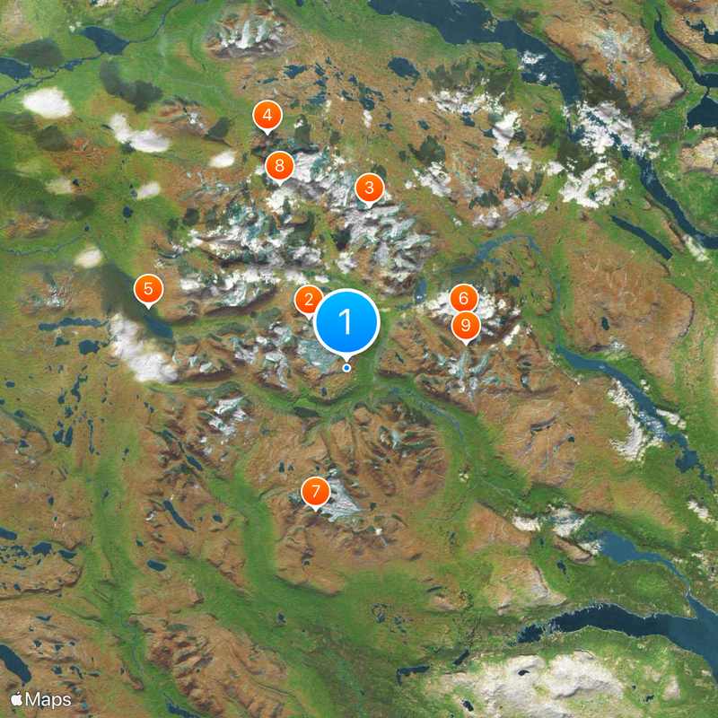 Sarek National Park Map