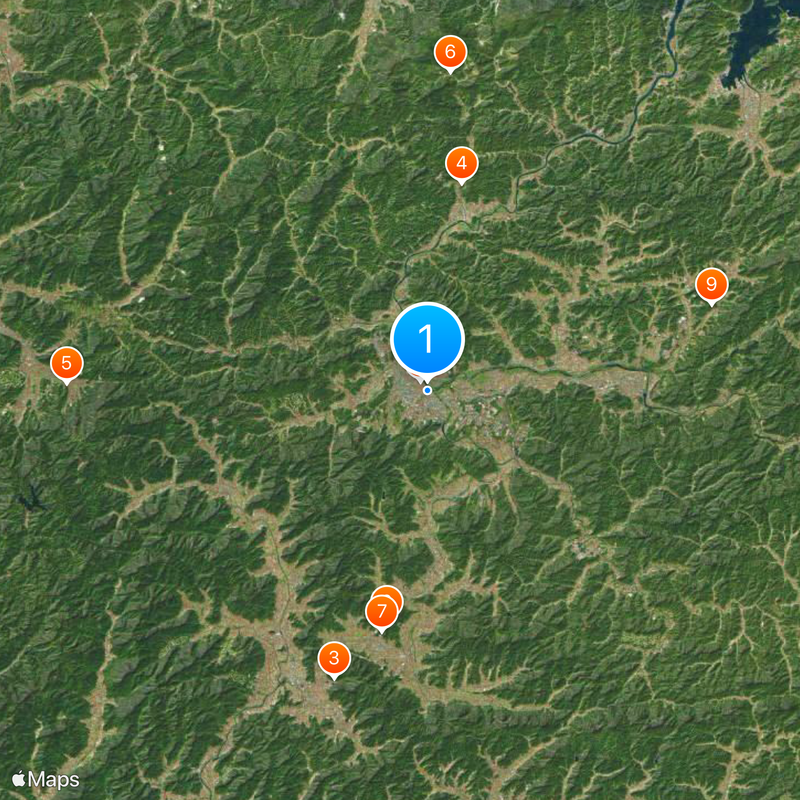 Fukuchiyama Castle Map