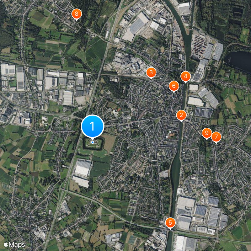 Fuerte de Breendonk Mapa