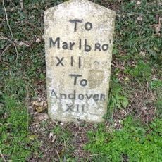Milestone Opposite Aughton Farm