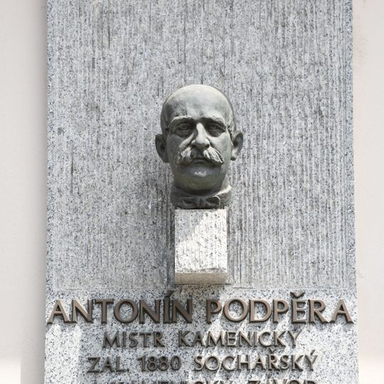 Pamětní deska Antonína Podpěry ve Světlé nad Sázavou