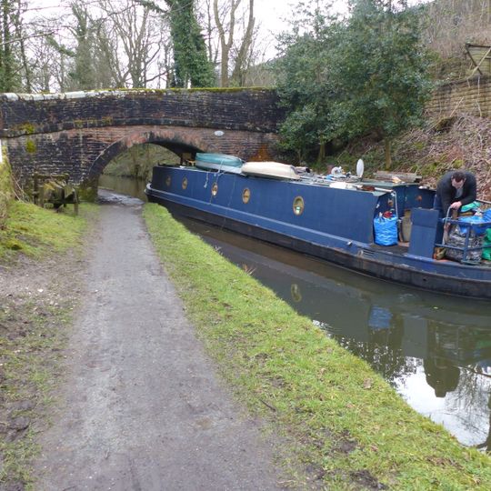 Peak Forest Canal overbridge on Peak Forest Canal near Buxton Road