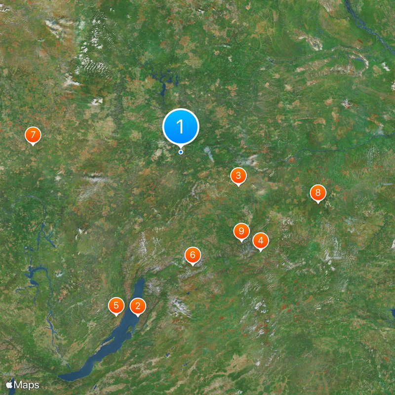 Chayanda field Map