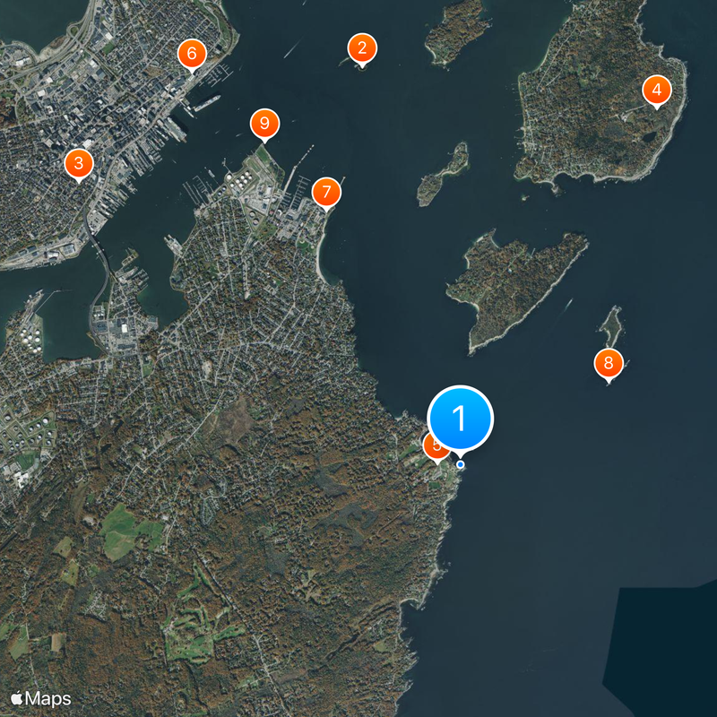 Portland Head Light Mapa