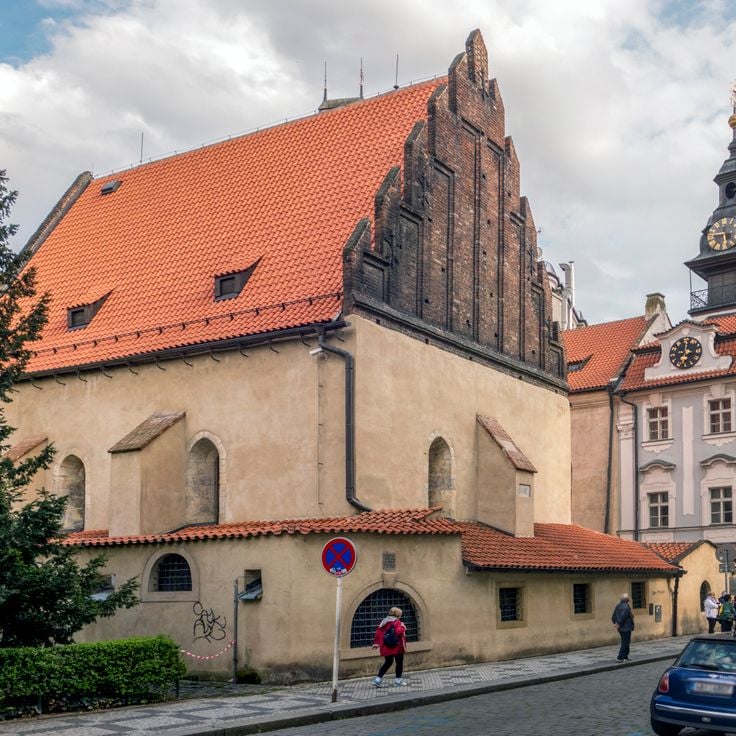 Den gamle nye synagoge i Prag