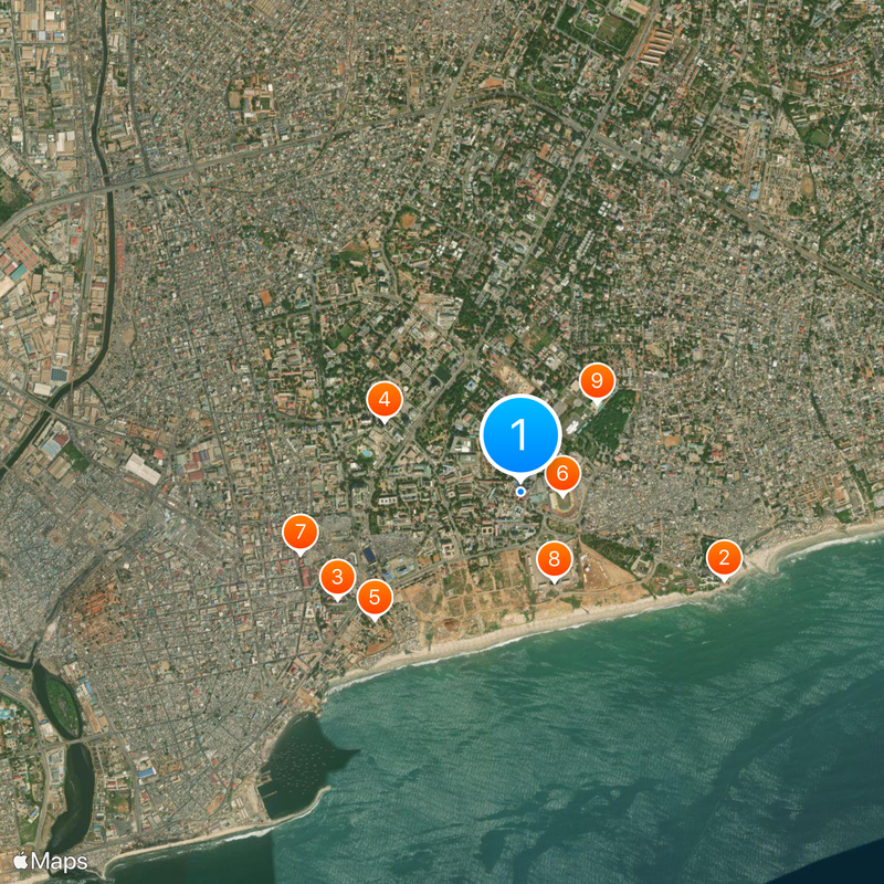Ministry of Education of Ghana Map