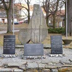 Memorial to victims of world wars in Lomnice