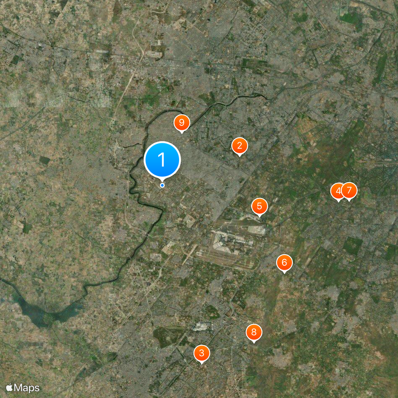 Radisson Blu Hotel New Delhi Dwarka Map