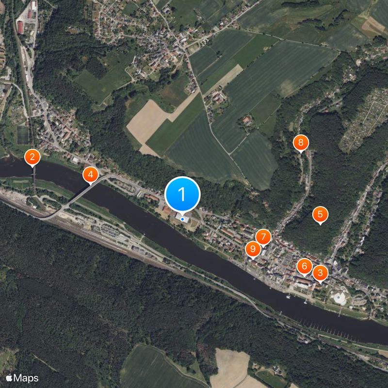 Saxon Switzerland Map