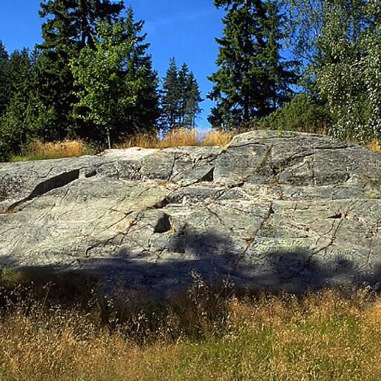 Felsritzungen am Lökeberg