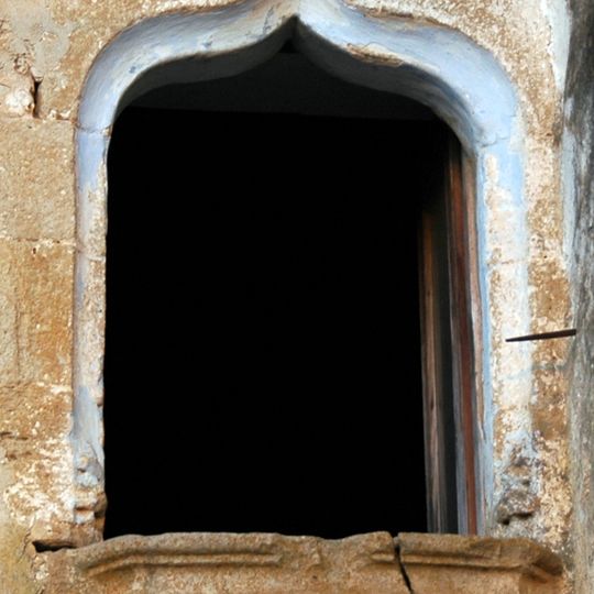 Finestra a la façana de Can Vilopriu