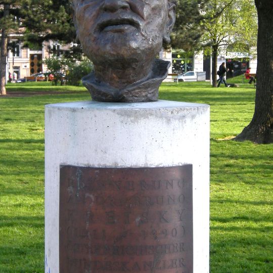 Bust of Bruno Kreisky