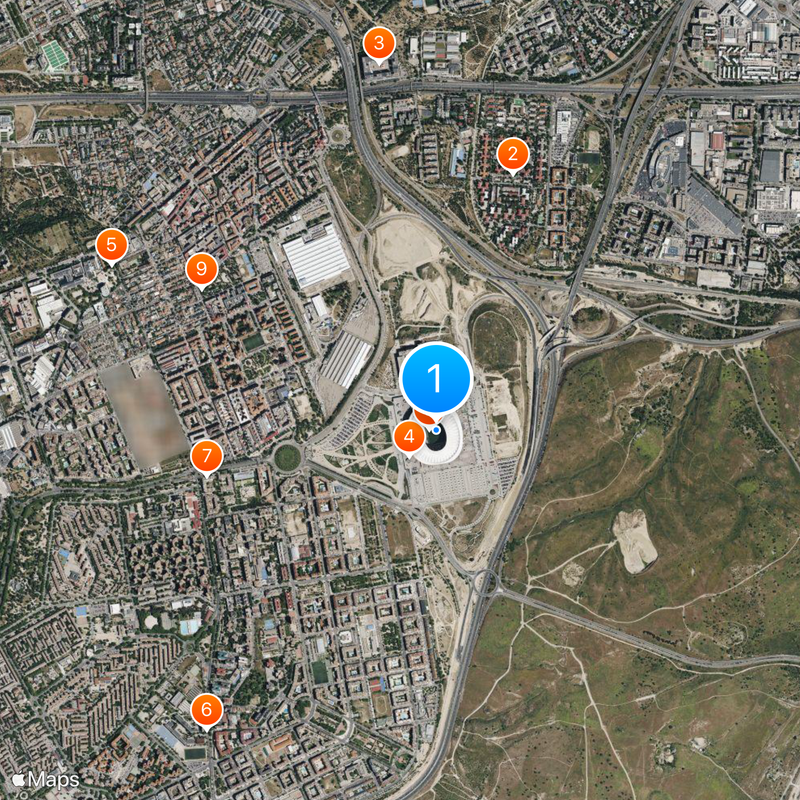 Estadio Metropolitano Mapa