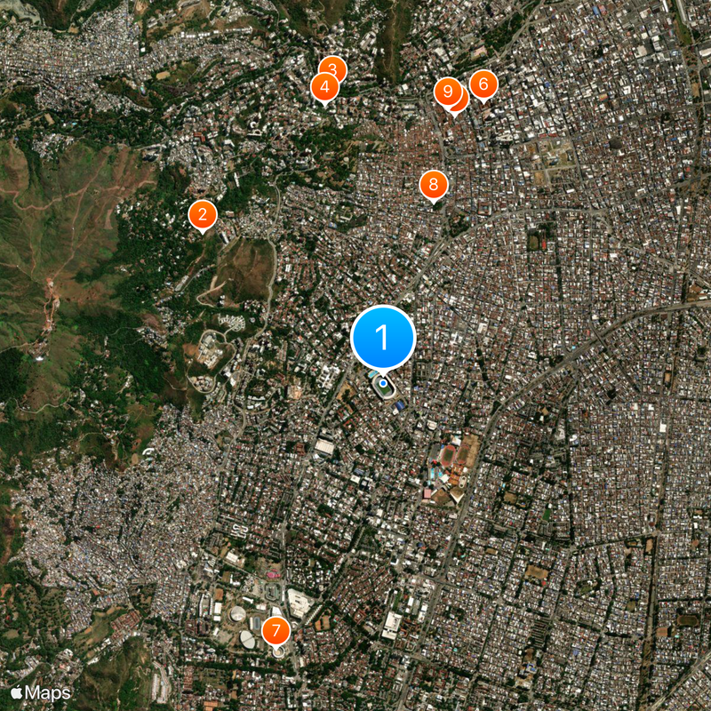 GUILLERMO PLAZAS ALCID Map