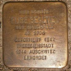 Stolperstein dedicated to Elise Sealtiel