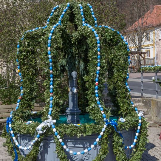 Easter fountains in Gnadenberg