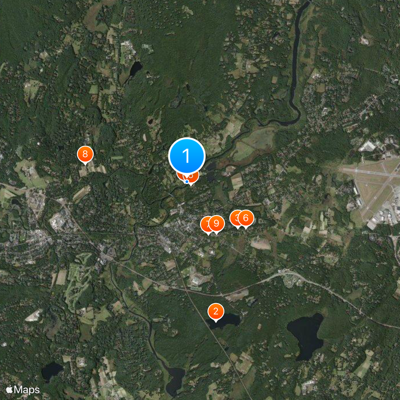 Old North Bridge Mapa