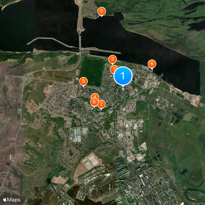 Nowoczeboksarsk Mapa