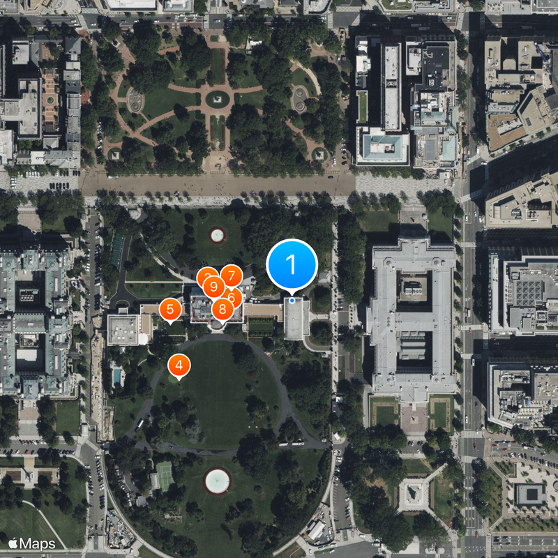 James S. Brady Press Briefing Room Kaart