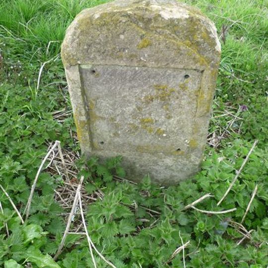 Milestone, N of Evenley roundabout