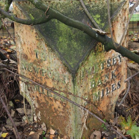 Milepost At Sj 7838 1257