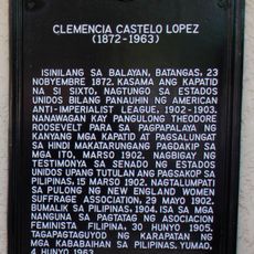 Clemencia Castelo Lopez historical marker