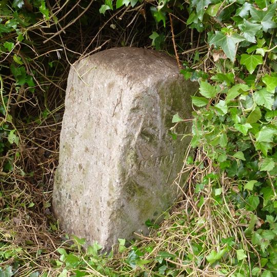 Boundary Stone At Junction With Dagra Lane