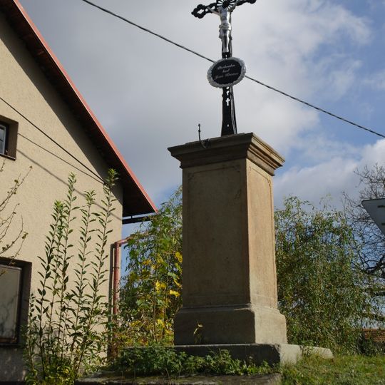 Kříž ve východní části Žampachu