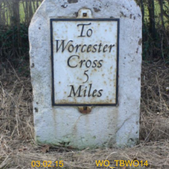 Milestone, W of Kenswick Manor