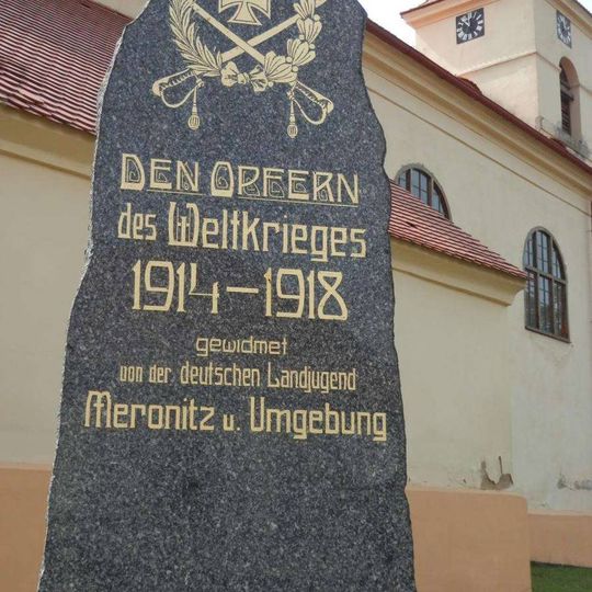 Pomník padlým v Měrunicích