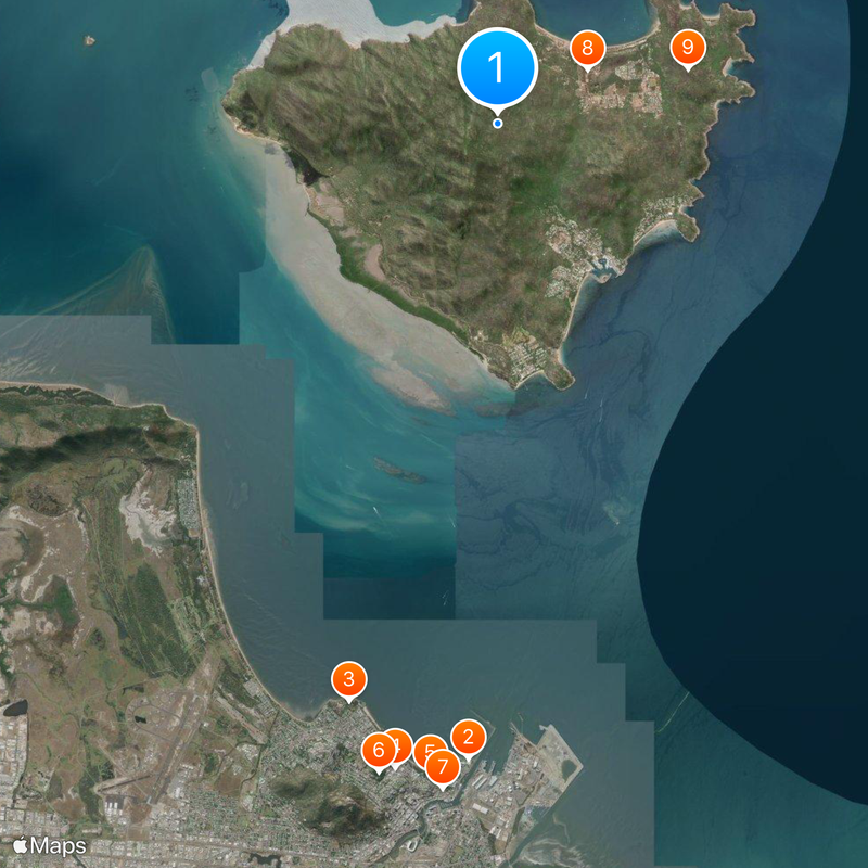 Magnetic Island Kaart