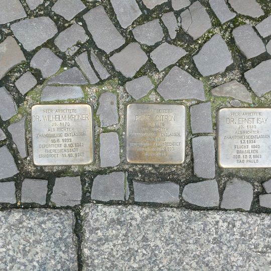 Stolperstein en memoria de Fritz Citron