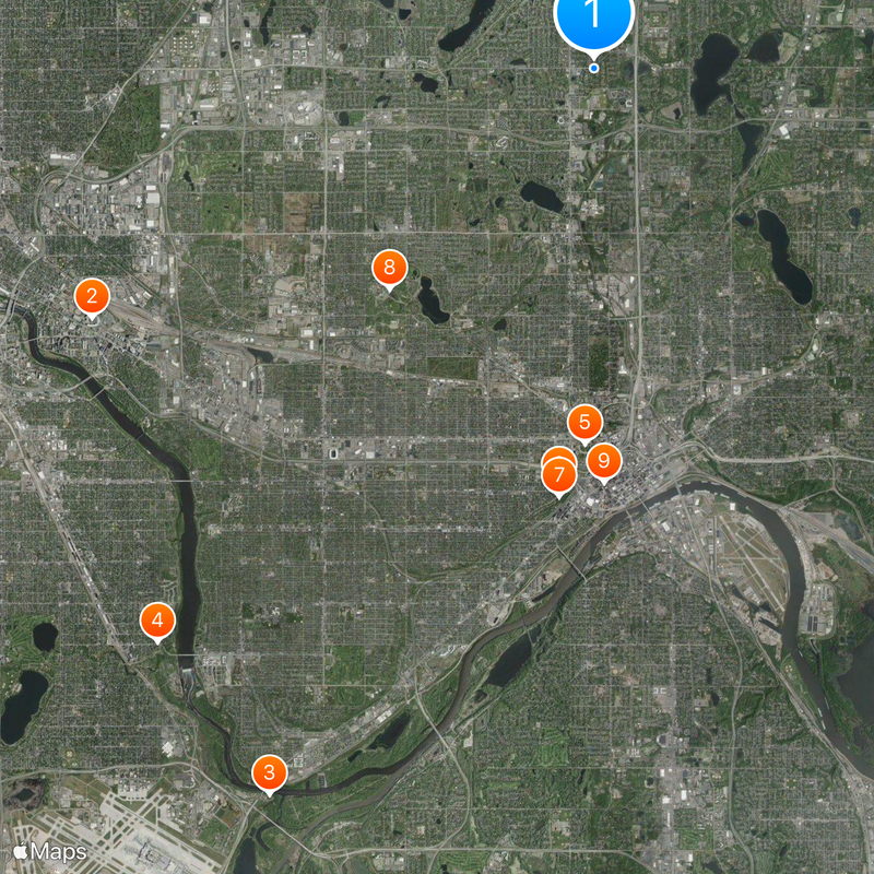 Hrabstwo Ramsey Mapa