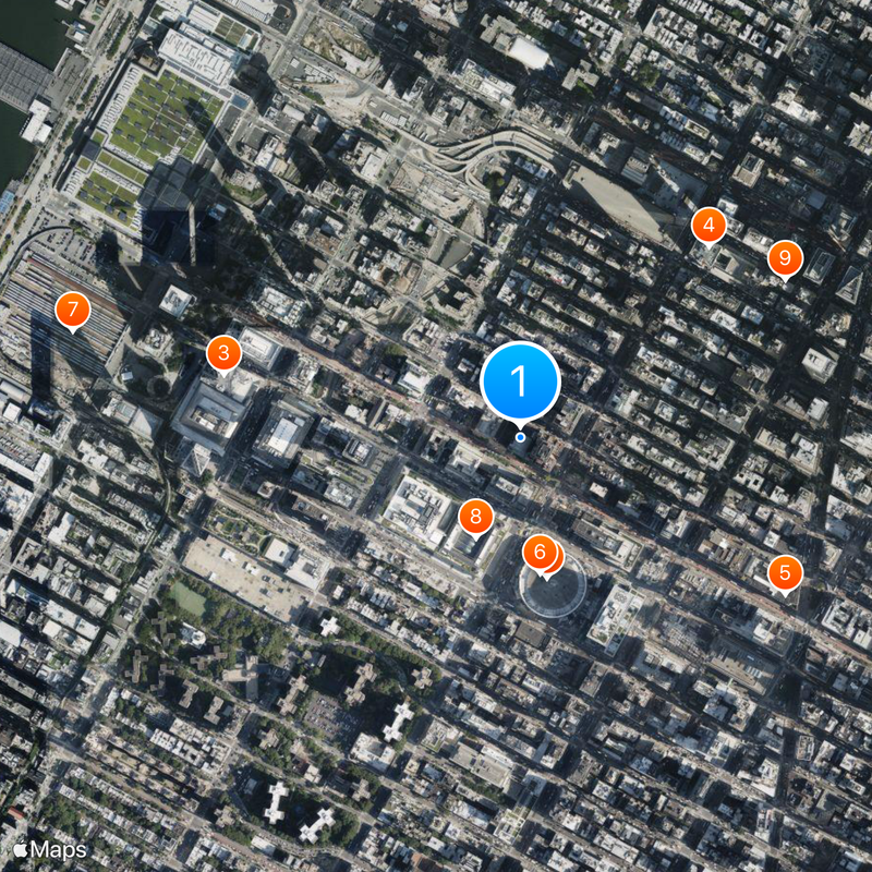 Hammerstein Ballroom Karte