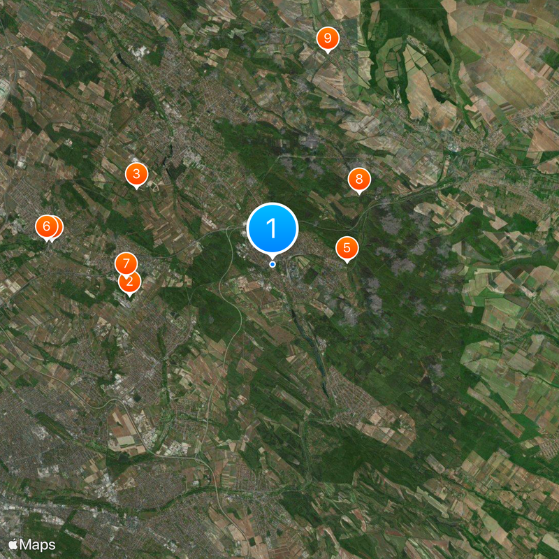 Gödöllő Palace Map