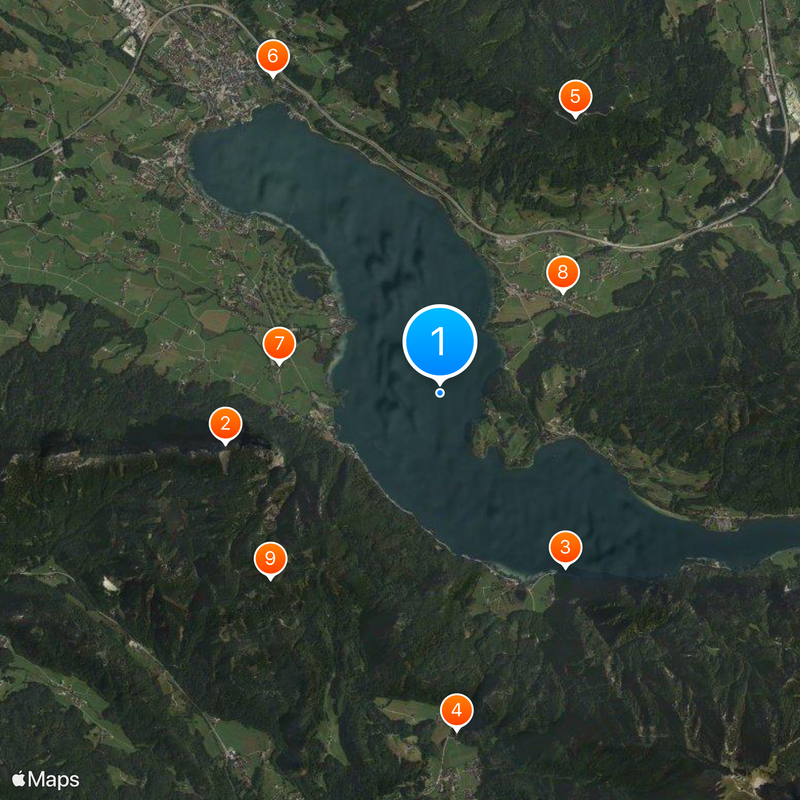 Mondsee Map