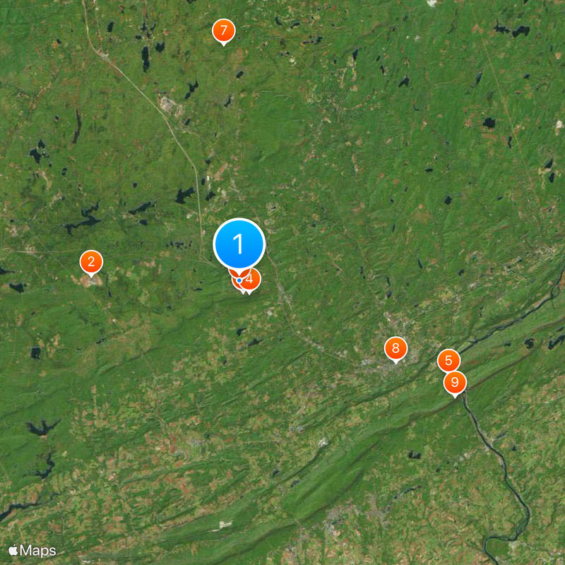 Camelback Mountain Resort Map