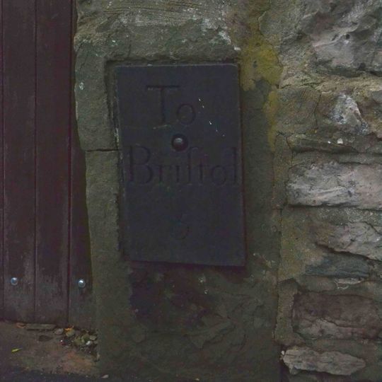 Milestone, No. 91 Station Road, Shirehampton