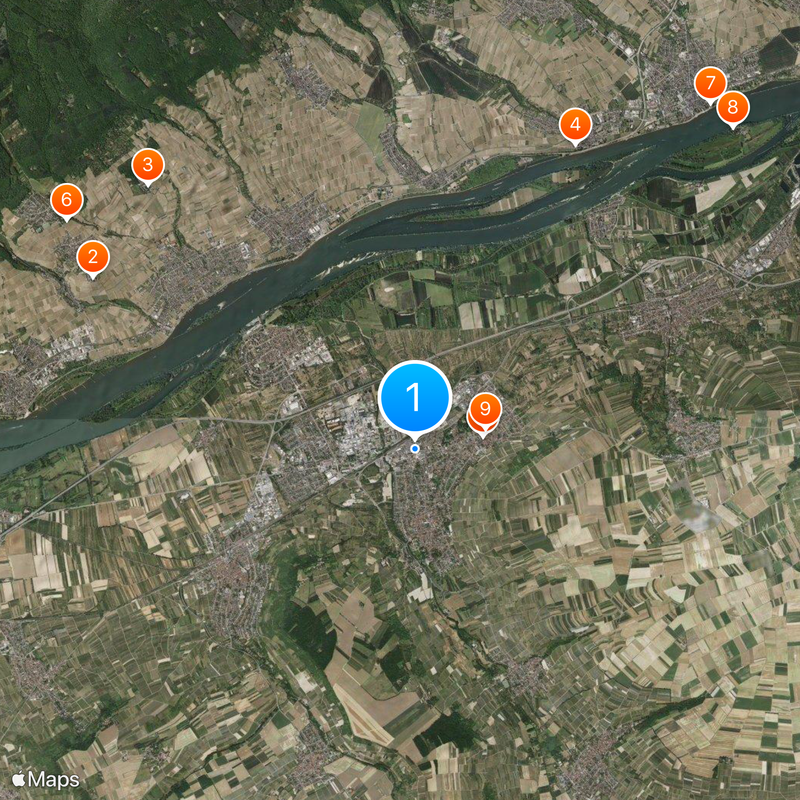 Ingelheim am Rhein Mapa